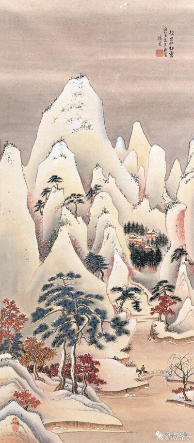 潘素（1915-1992），著名收藏家张伯驹先生的夫人，当代女画家。