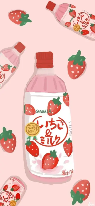 手机壁纸 小清新 插画
少女心 牛奶milk
今天也记得喝甜甜
