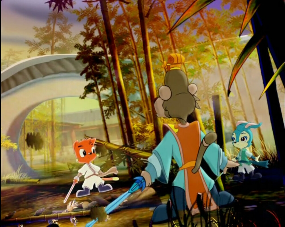 虹猫蓝兔七侠传黑小虎蓝兔跳跳