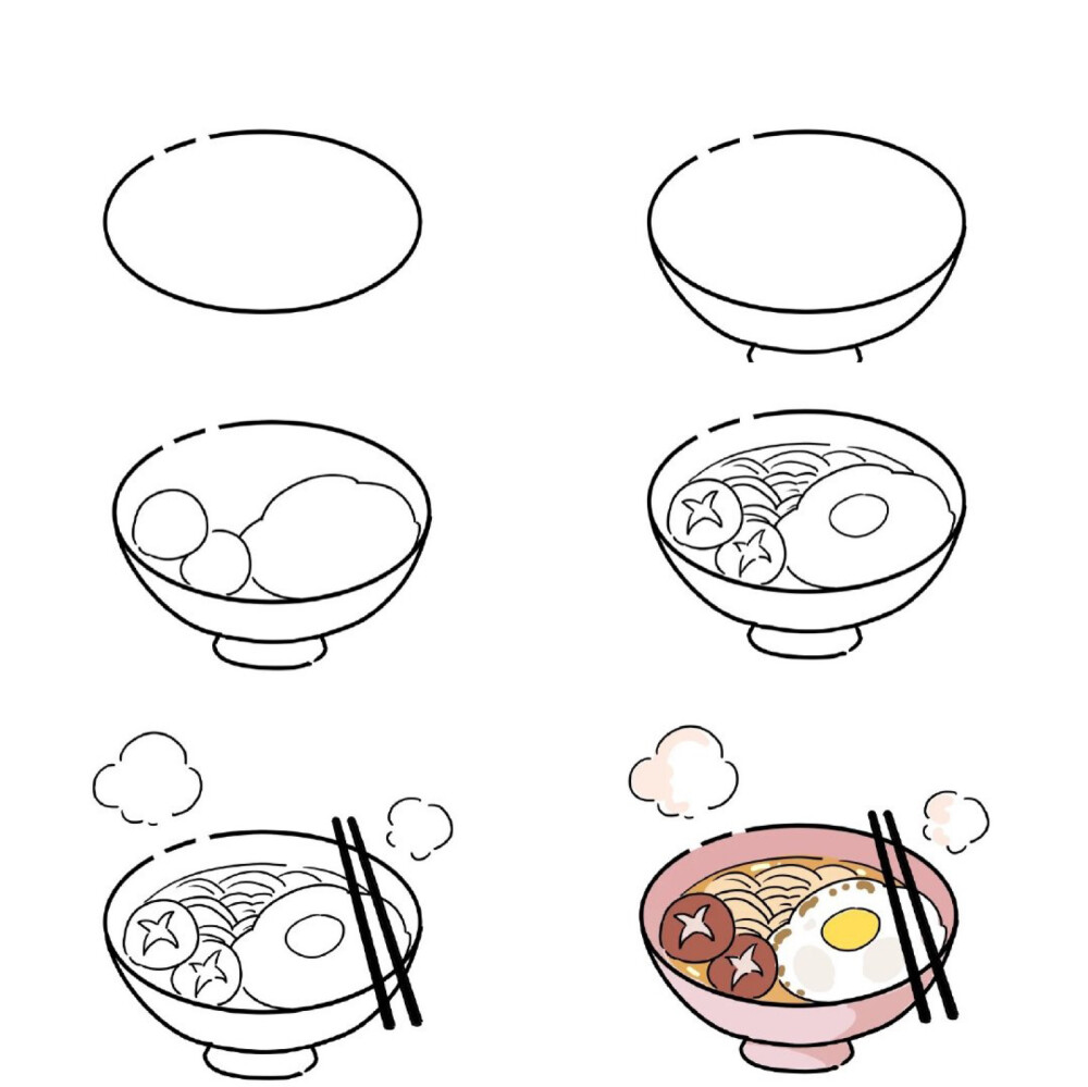 食物简笔画步骤图