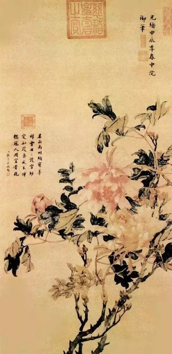 清 慈禧太后 画作