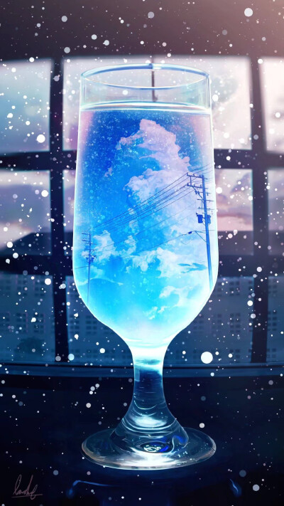 ✨玻璃杯中的景色