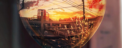 ✨玻璃杯中的景色