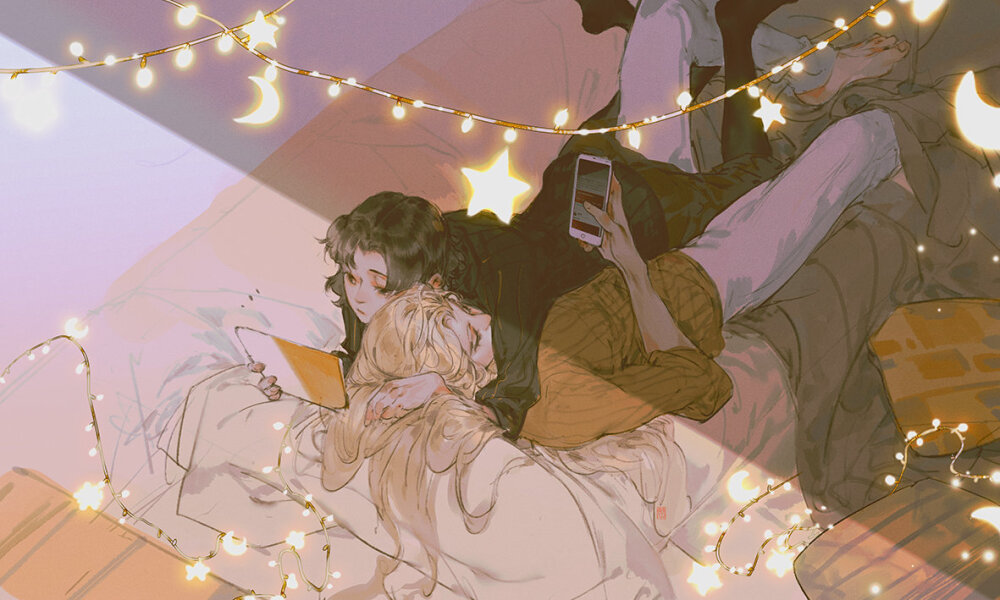 漫画场景，图源网络