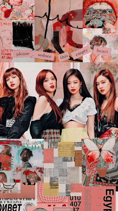 BLACKPINK拼贴壁纸
cr:Pinterest壁纸