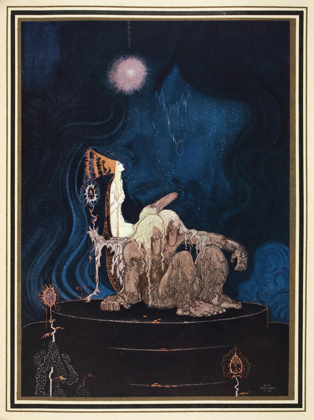 kay nielsen (1886-1957) 丹麦插画怪才,百度百科将他的条目命名为