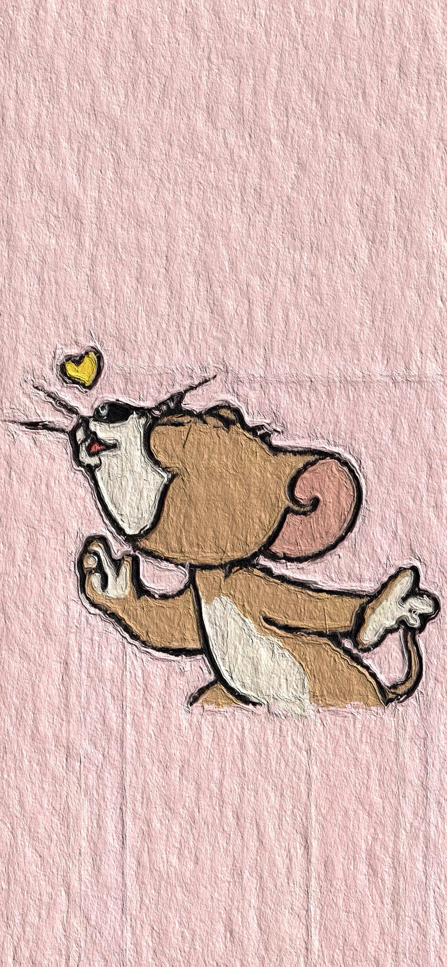 猫和老鼠油画壁纸