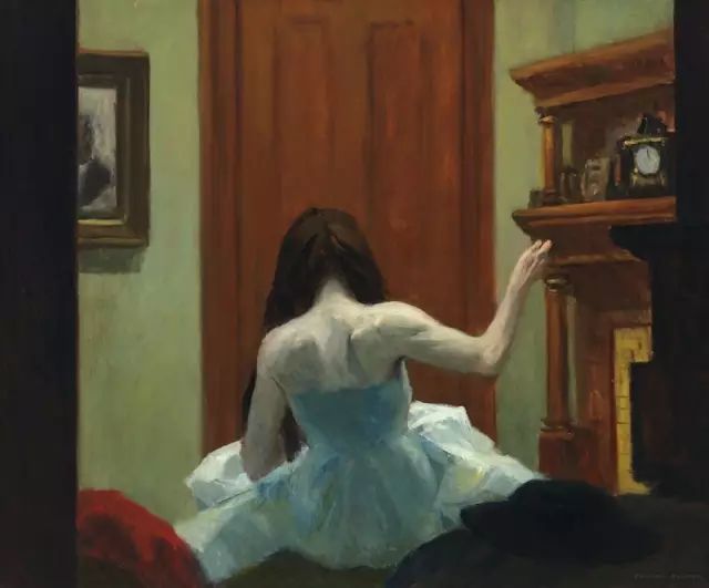 纽约深处/约1921年/爱德华·霍珀（Edward Hopper），1929年葛楚向大都会美术馆提出捐赠，捐赠艺术品中包括著名艺术家爱德华·霍珀的一些作品