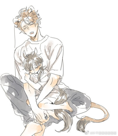 漫画家佐倉リコ老师的推特更新图，太可爱了！！！！ ​​​