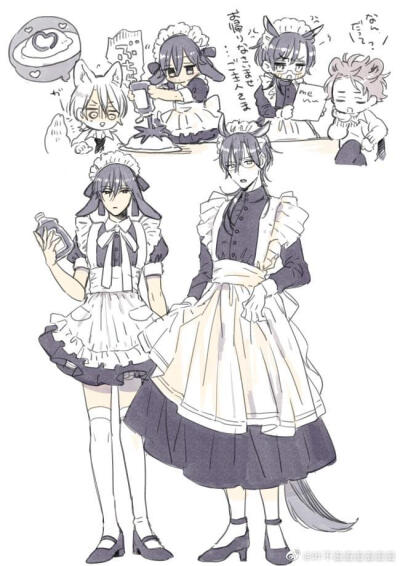 漫画家佐倉リコ老师的推特更新图，太可爱了！！！！ ​​​