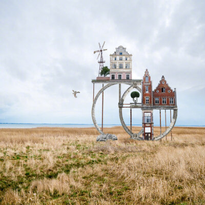 【艺术创作】德国艺术家、摄影师 Matthias Jung 超现实主义拼贴作品 | www.zabadu.de