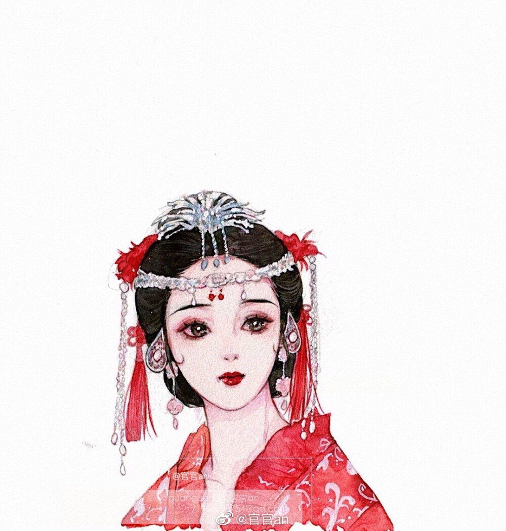 关关雎鸠在河之洲古风女子作者官官an