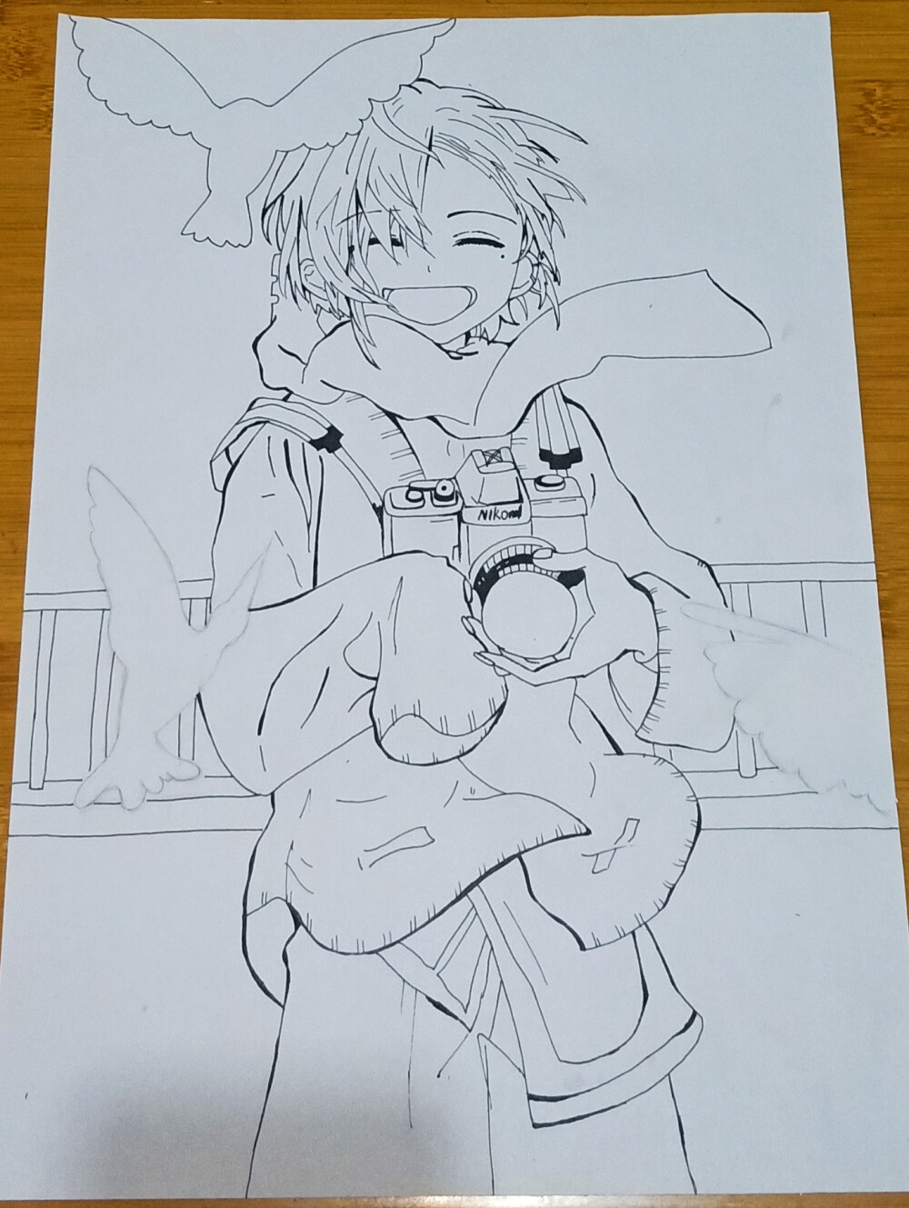 第一次不用马克笔画儿童画