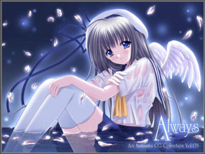 神秘的蓝色少女