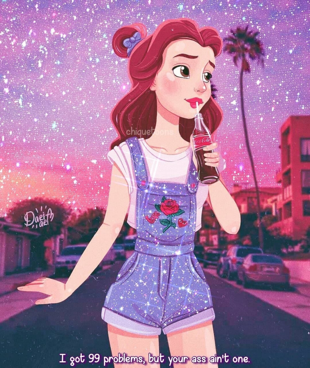 闺蜜头像，迪士尼公主系列