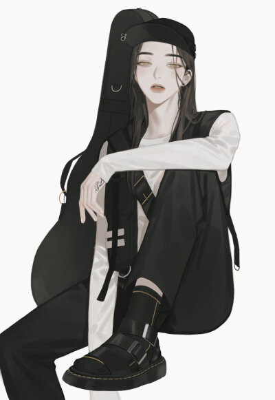 可盐可甜长什么样
画师아롱
笔下的女孩又酷又美