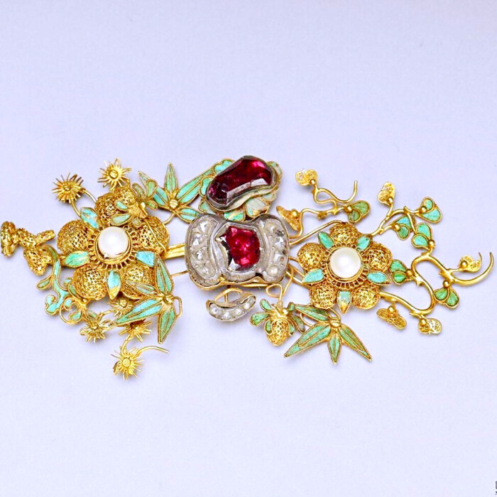 喜欢的扇子，簪子，人物和风景图