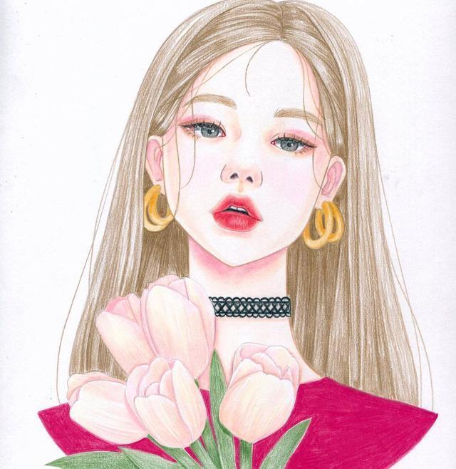 青春少女个性治愈插画头像，你是属于那种类型？