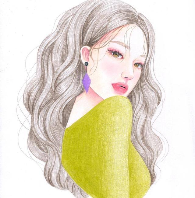 青春少女个性治愈插画头像，你是属于那种类型？