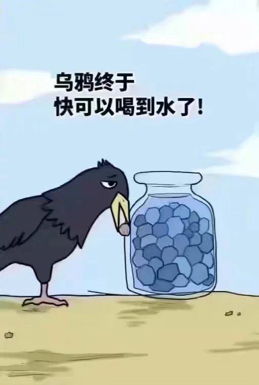 乌鸦喝水