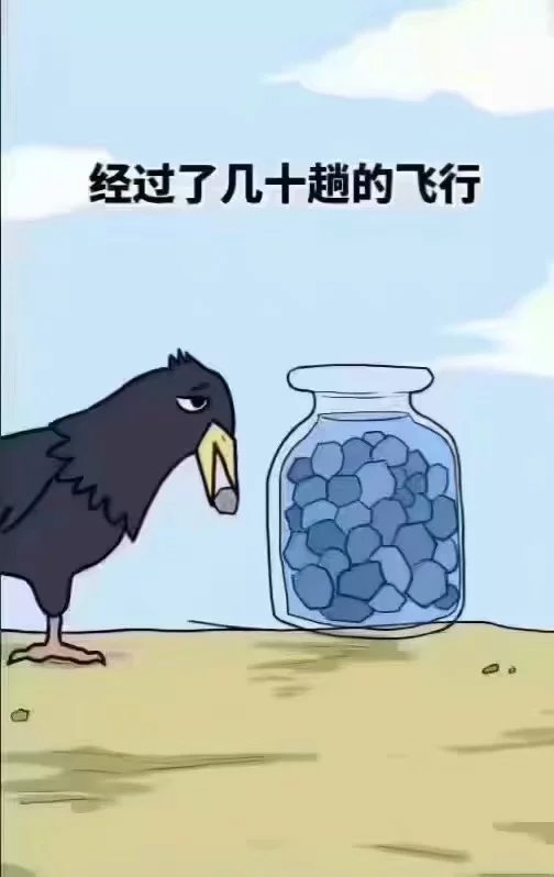 乌鸦喝水