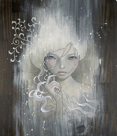 奥黛丽川崎(Audrey Kawasaki) 的插画