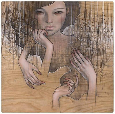 奥黛丽川崎(Audrey Kawasaki) 的插画