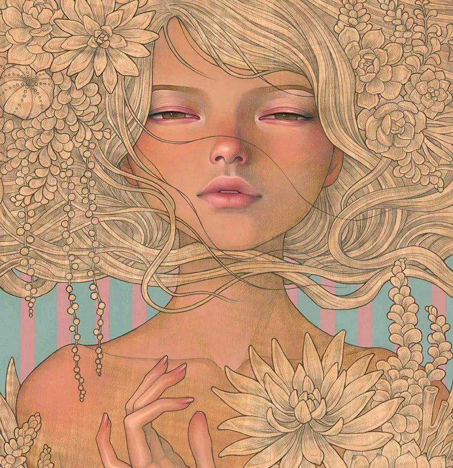 奥黛丽川崎(Audrey Kawasaki) 的插画