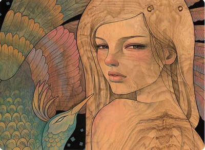 奥黛丽川崎(Audrey Kawasaki) 的插画