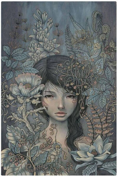 奥黛丽川崎(Audrey Kawasaki) 的插画