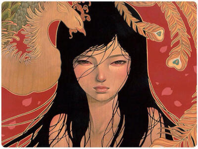 奥黛丽川崎(Audrey Kawasaki) 的插画