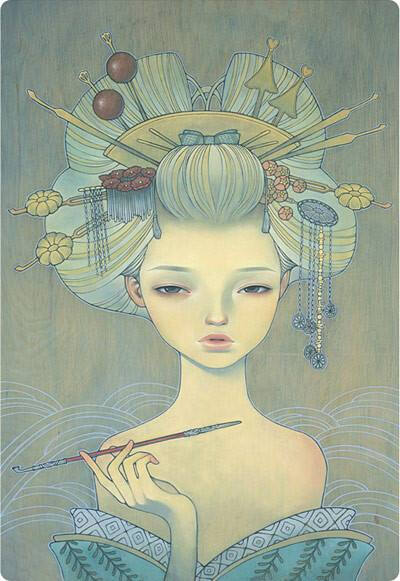 奥黛丽川崎(Audrey Kawasaki) 的插画