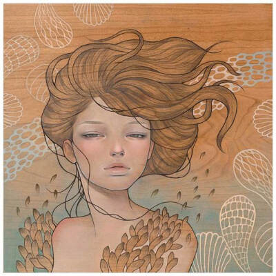 奥黛丽川崎(Audrey Kawasaki) 的插画