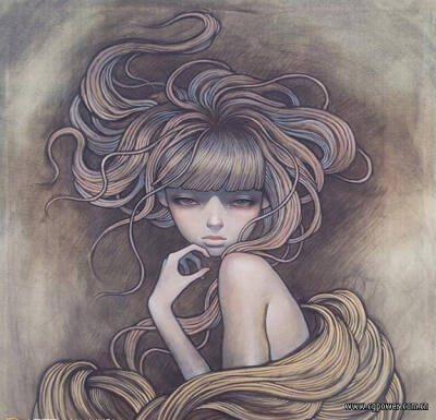 奥黛丽川崎(Audrey Kawasaki) 的插画