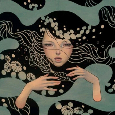 奥黛丽川崎(Audrey Kawasaki) 的插画