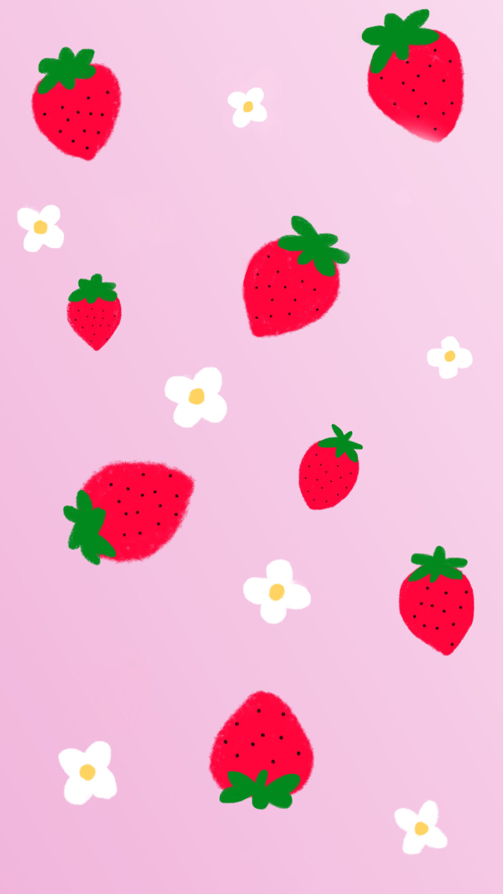 草莓壁纸 可爱 粉色图片