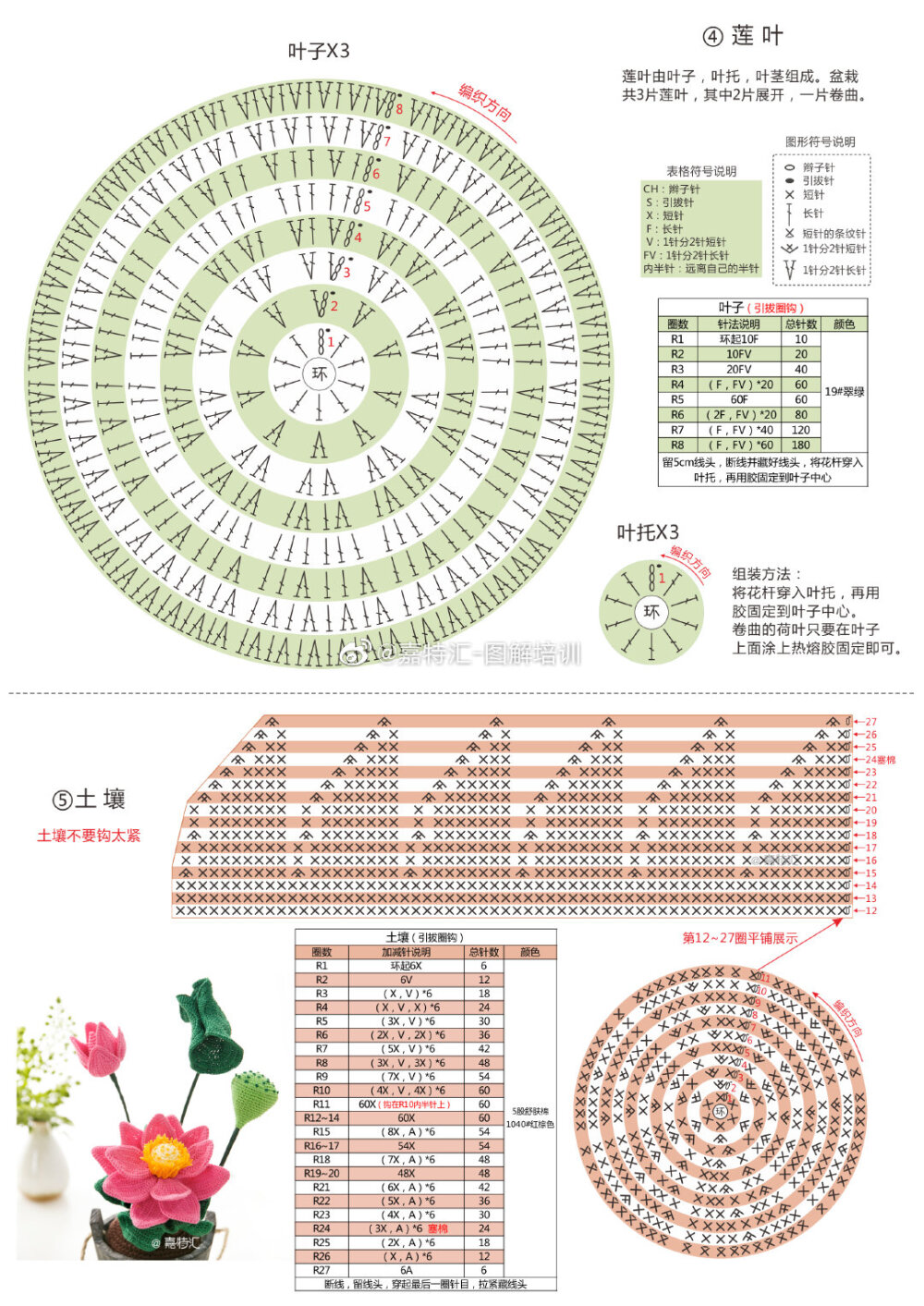 钩织莲花