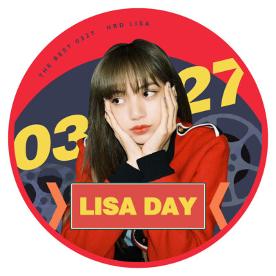 Lisa生日应援头像❤HAPPY LISA DAY❤