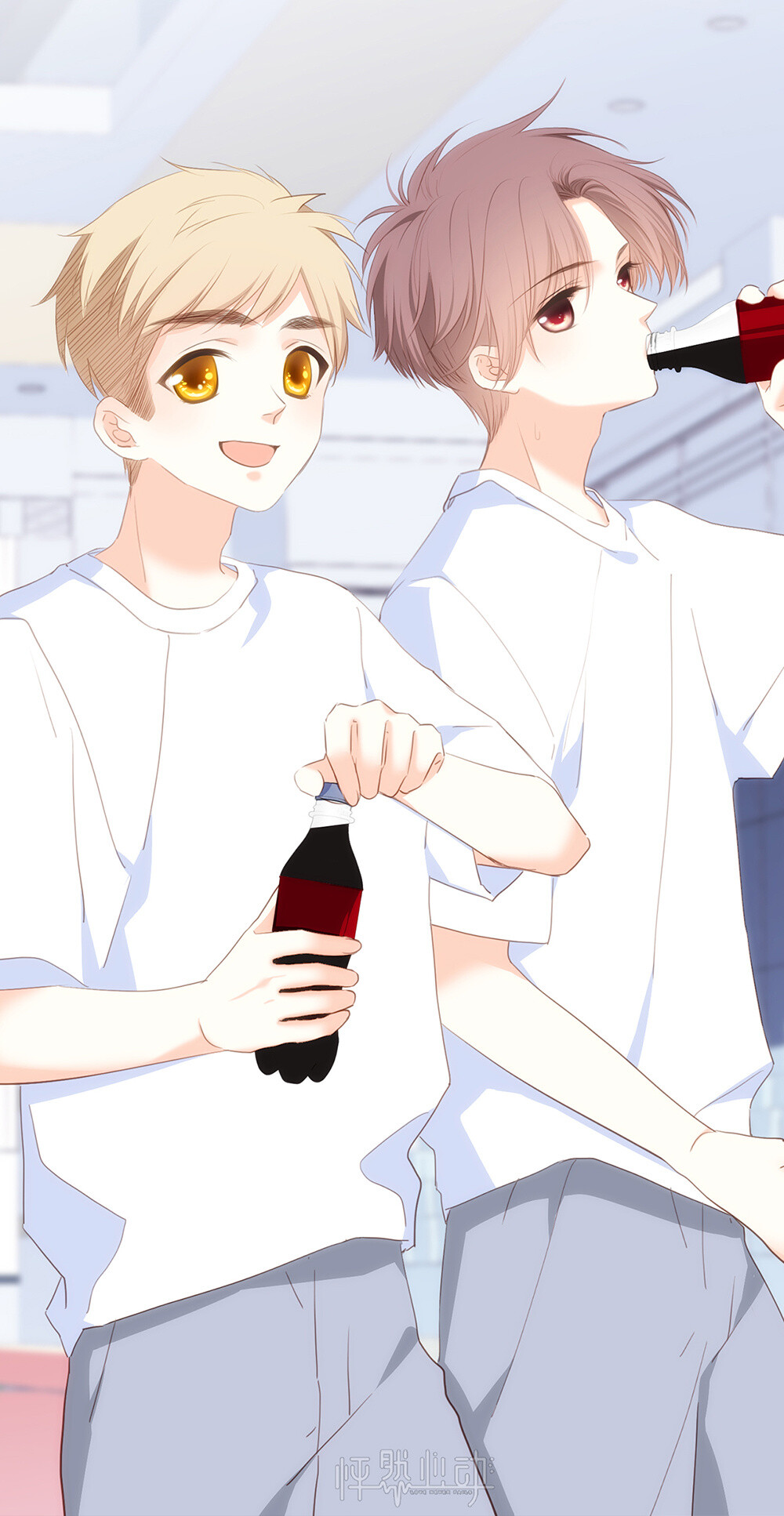 快看漫画《怦然心动》作者：※kid岁