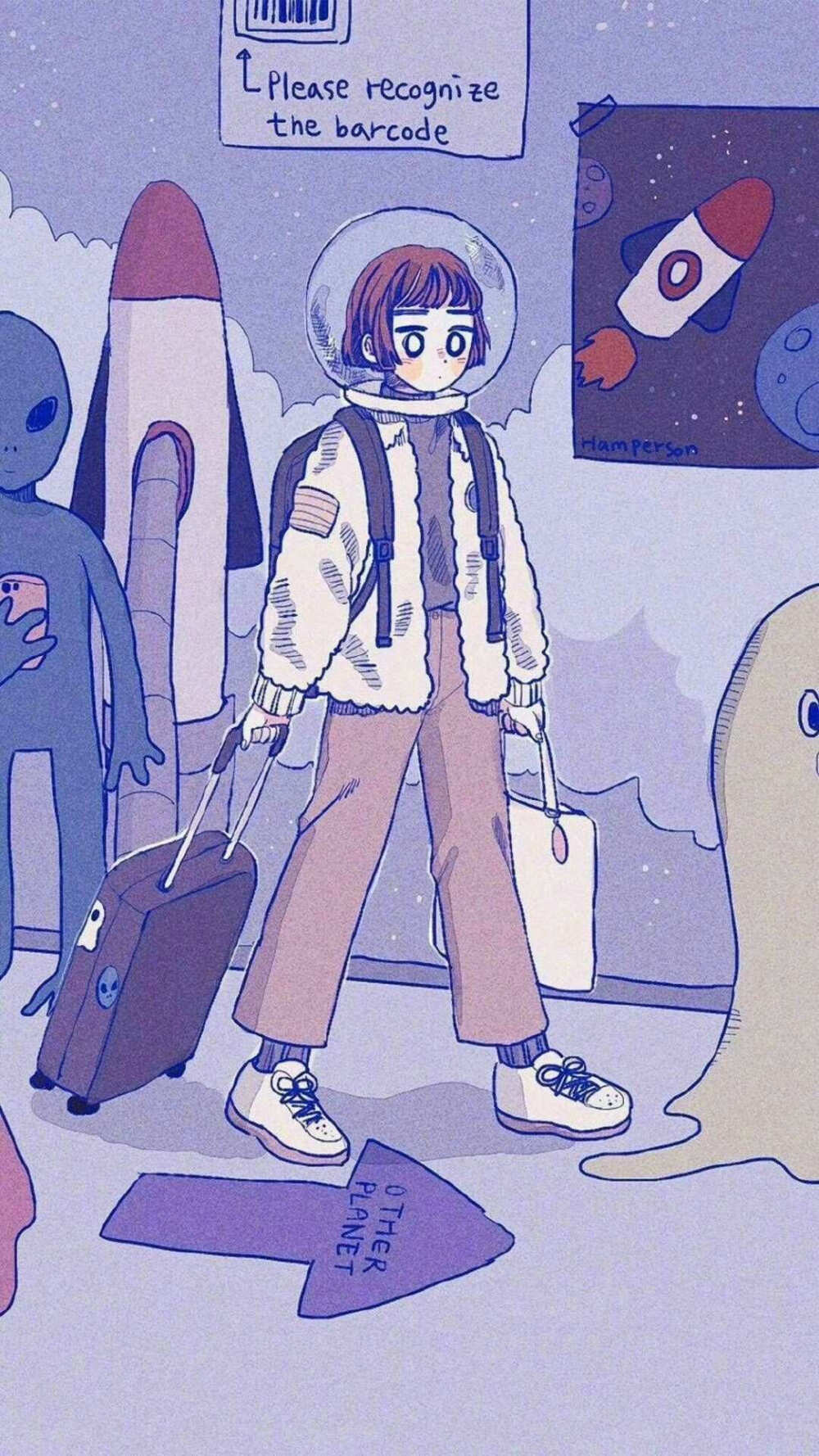 QQ简洁模式/星辰紫/