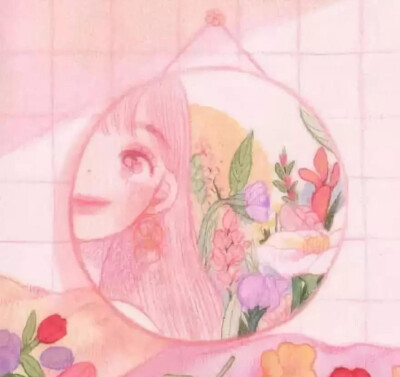 自于韩国的插画师폼이（ ins：fommy__y ）的彩铅插画作品。作品配色明快丰富的彩铅女孩，线条简单却充满萌感。