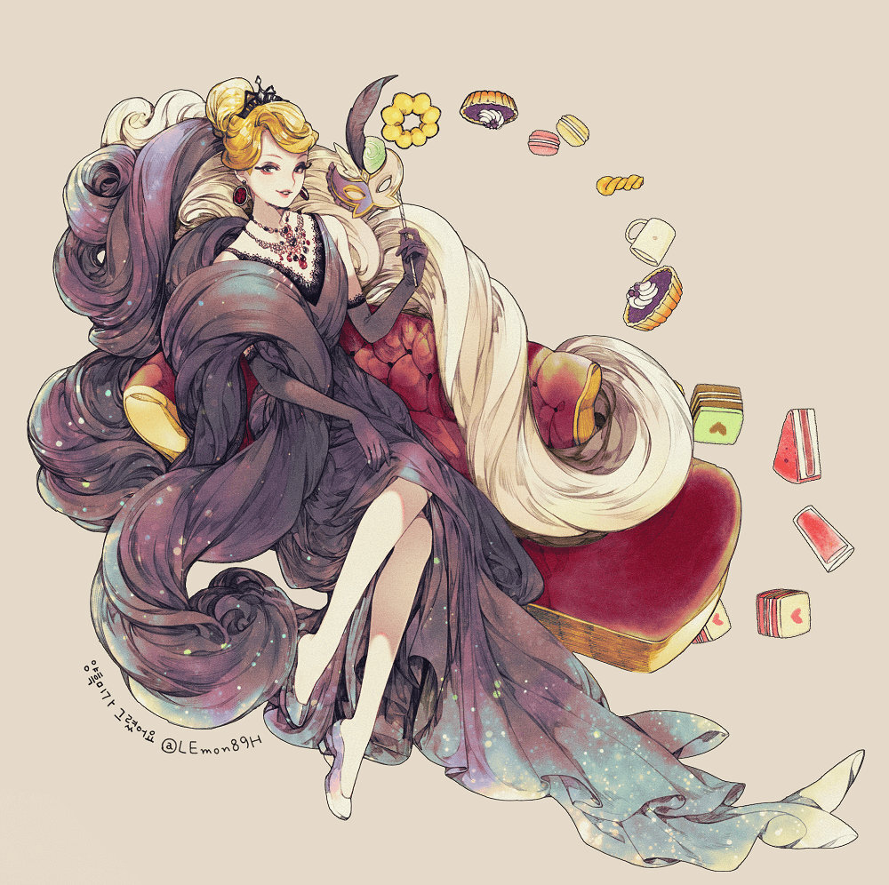 韩国插画师 ✨양흑미✨ 一组插画设计twi：LEmon89H ​​​​