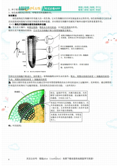 ‼️重要资料_初中生物常考的知识点总结