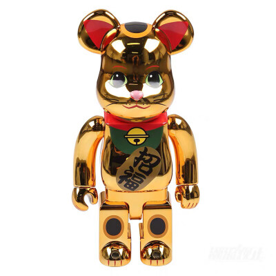 皮蛋｜BE@RBRICK BEARBRICK 400％ 招财猫