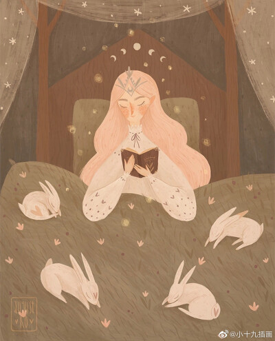 今日插画推荐复古风
插画师：August Ro ​