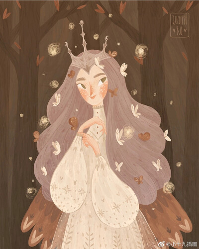 今日插画推荐复古风
插画师：August Ro ​