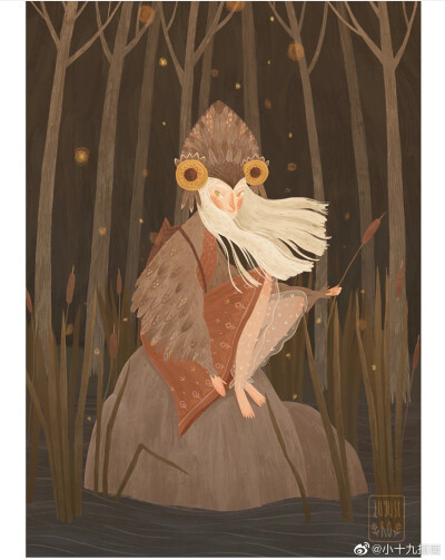 今日插画推荐复古风
插画师：August Ro ​