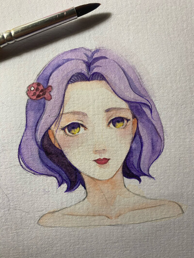 最近挂的水彩画。