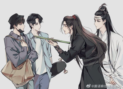 魔道祖师 壁纸 红衣少年 蓝忘机&魏无羡