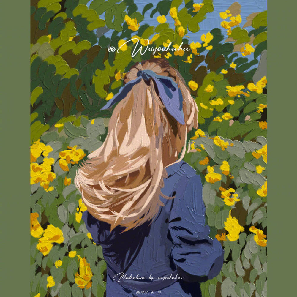 油画背景/©wb唔呦哈哈